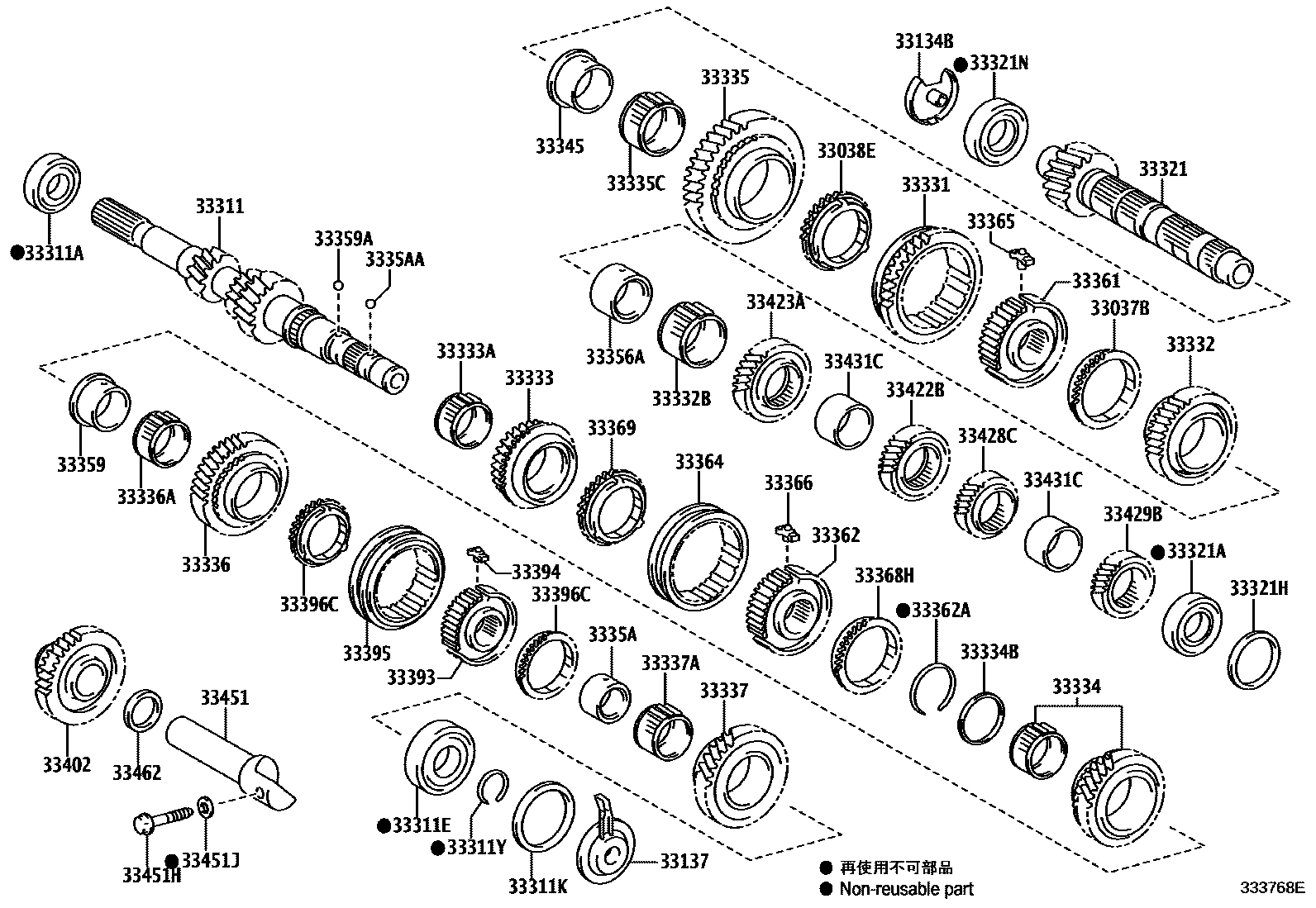 3305 — TRANSMISSION GEAR (MTM)