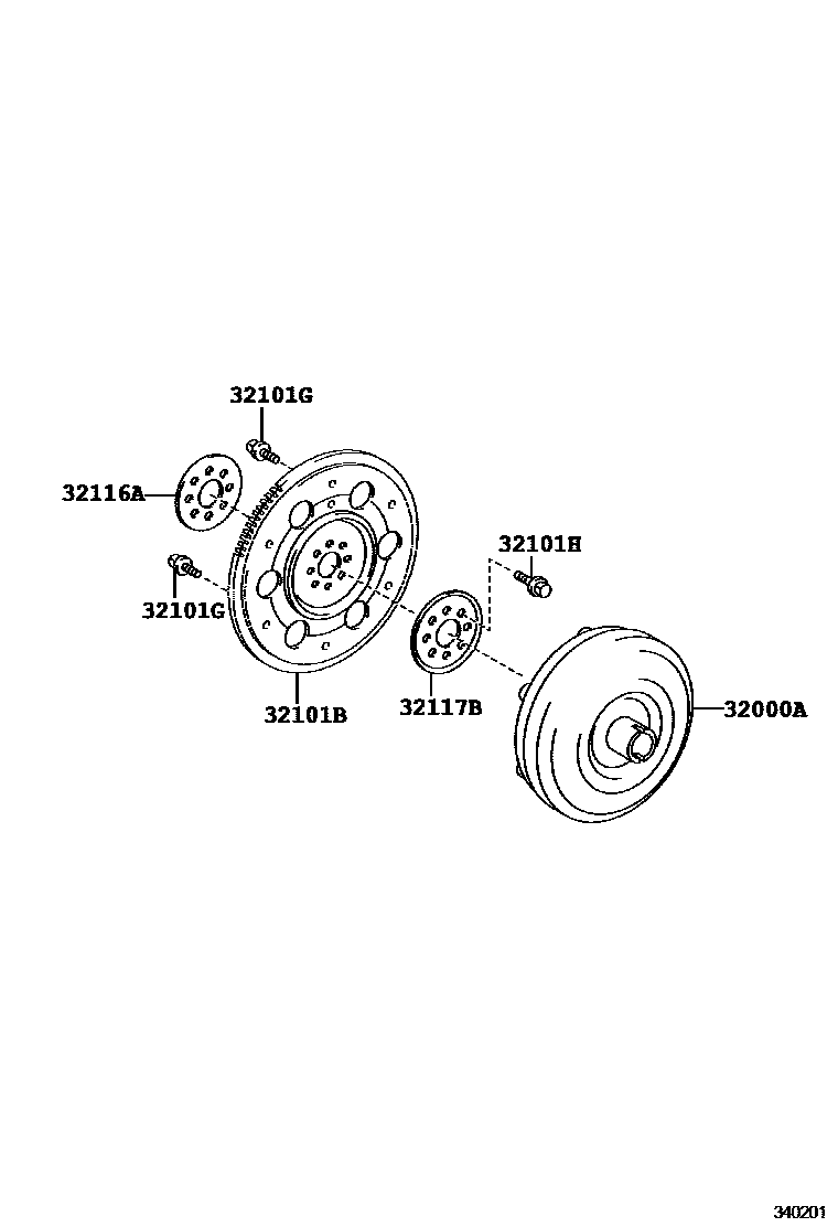 3402 — TORQUE CONVERTER, FRONT OIL PUMP(CVT)