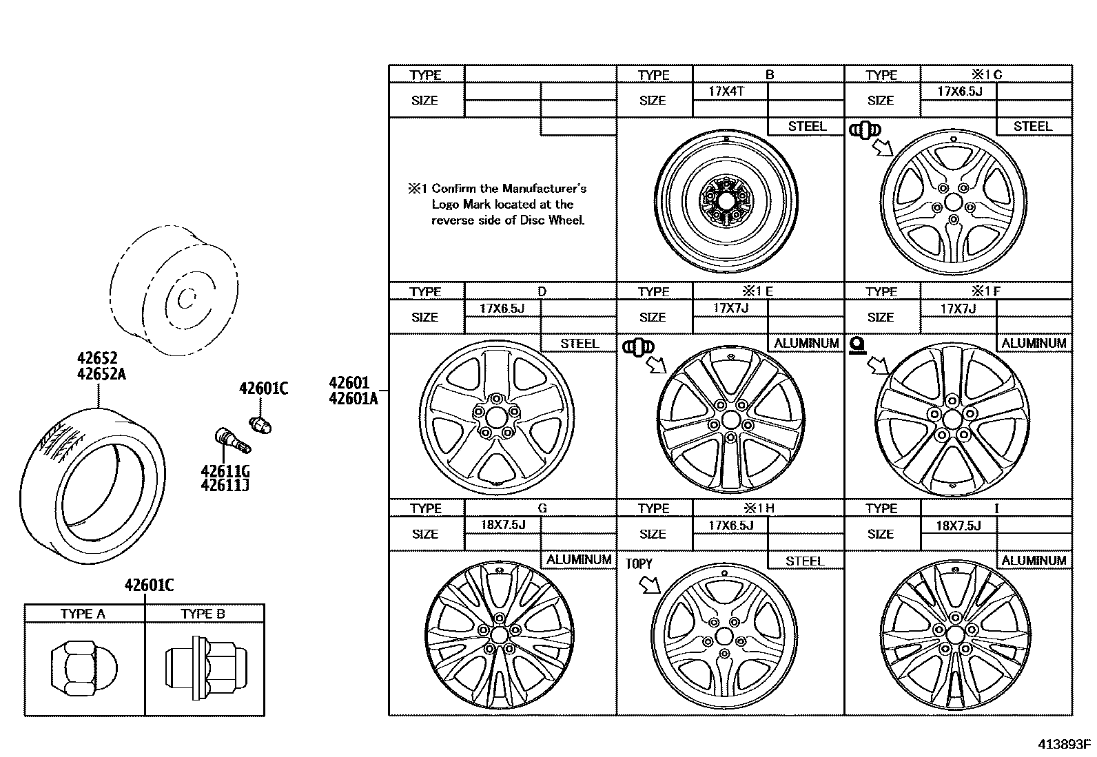 4103 — DISC WHEEL & WHEEL CAP