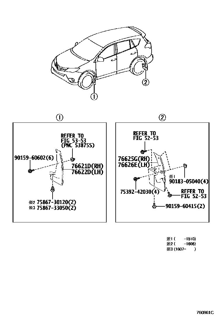 7652 — SPOILER & SIDE MUDGUARD
