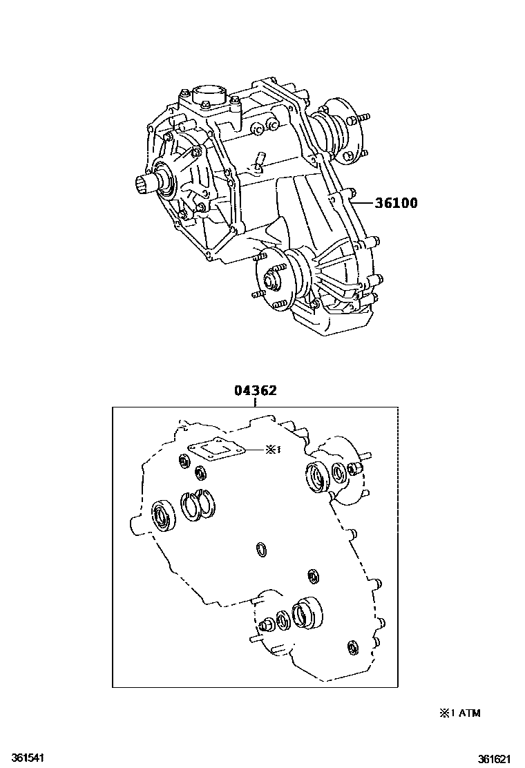 3608 — TRANSFER ASSEMBLY & GASKET KIT