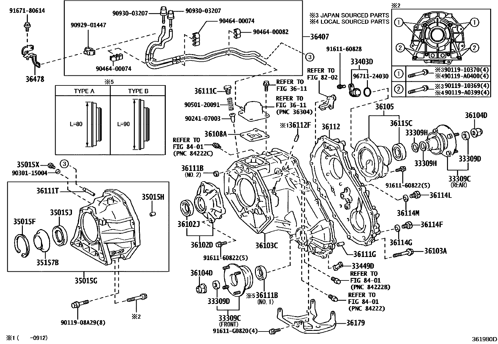 3609 — TRANSFER CASE & EXTENSION HOUSING