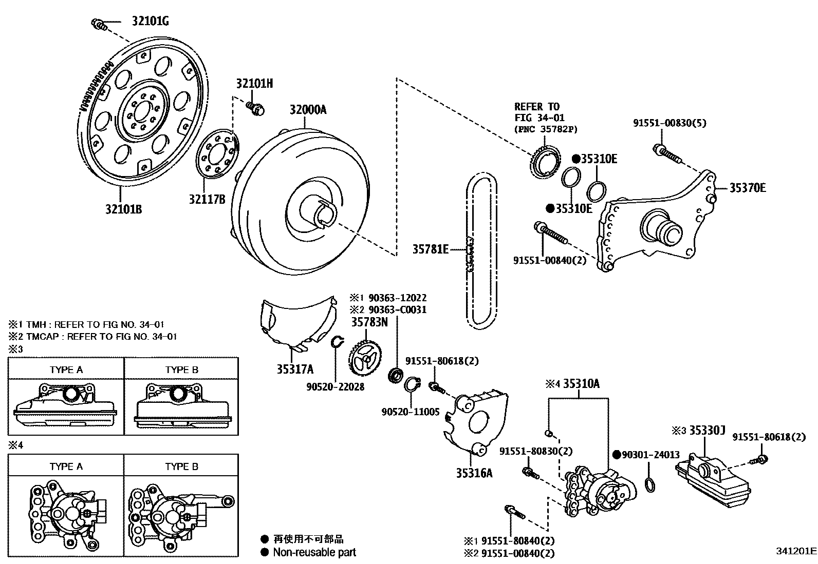 3402 — TORQUE CONVERTER, FRONT OIL PUMP(CVT)