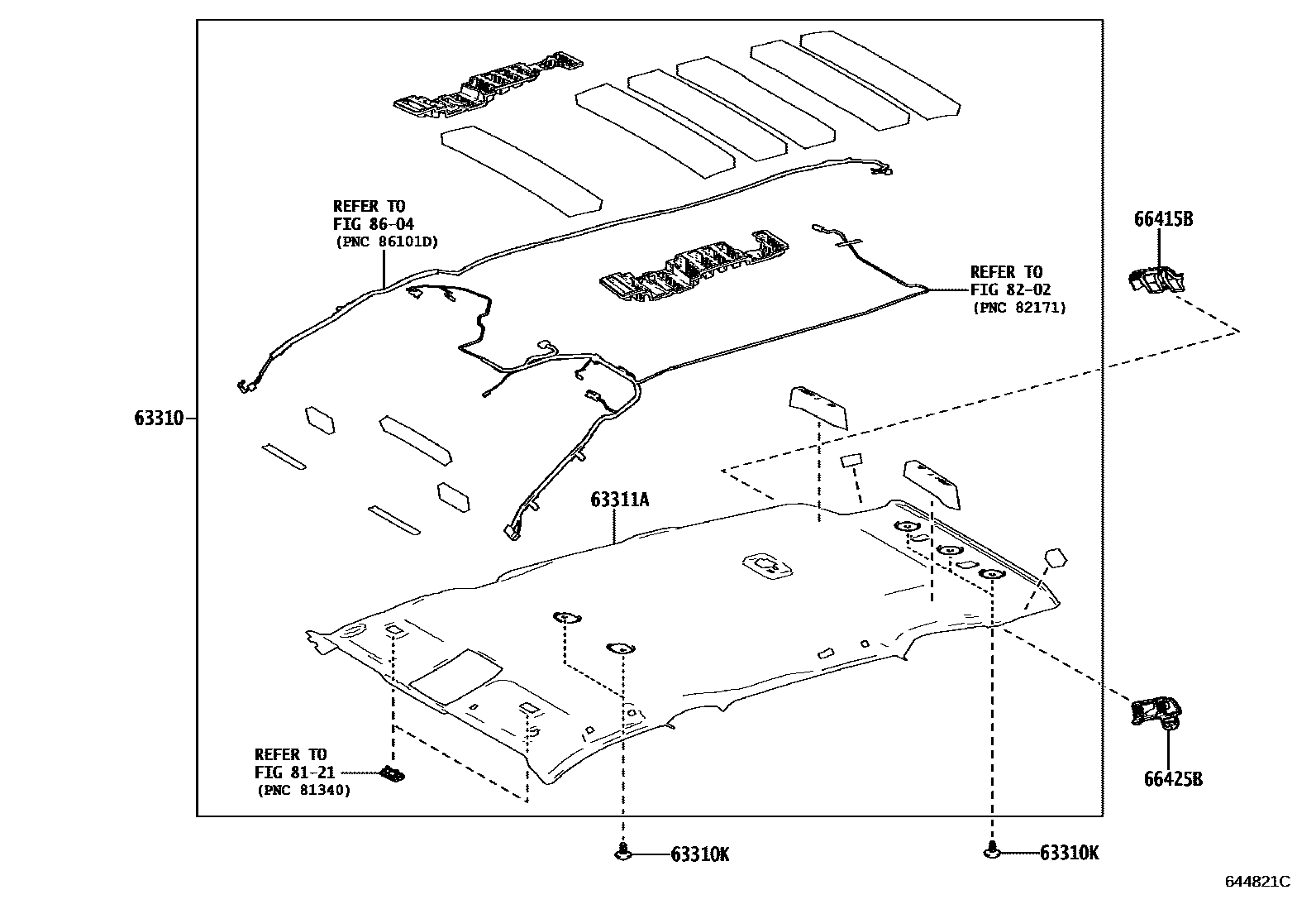 6452 — ROOF HEADLINING & SILENCER PAD