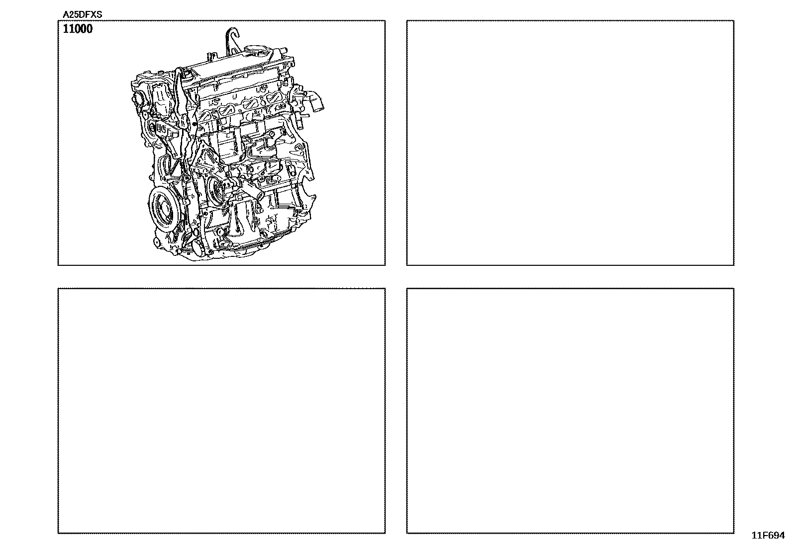 1101 — PARTIAL ENGINE ASSEMBLY