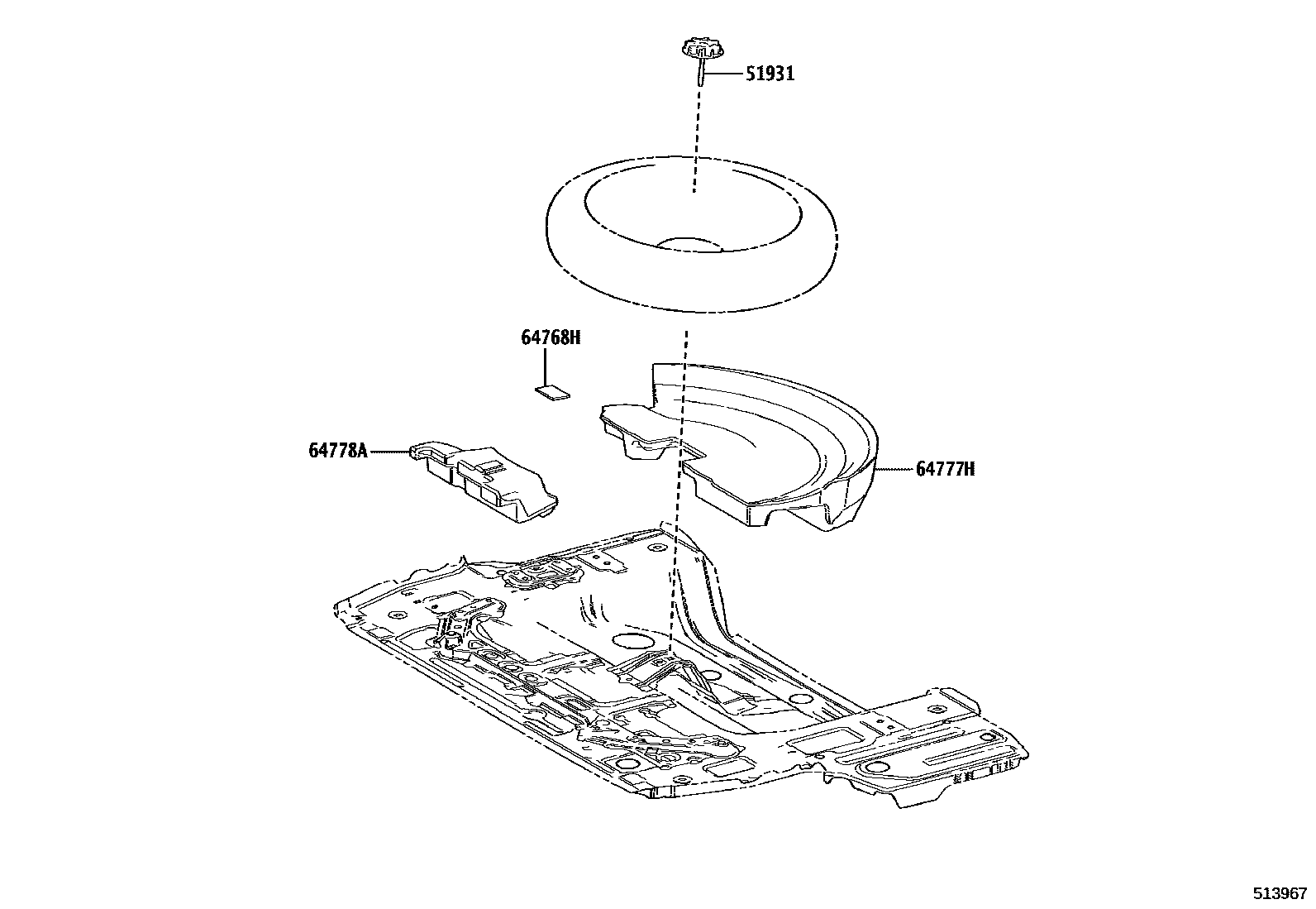 5153 — SPARE WHEEL CARRIER
