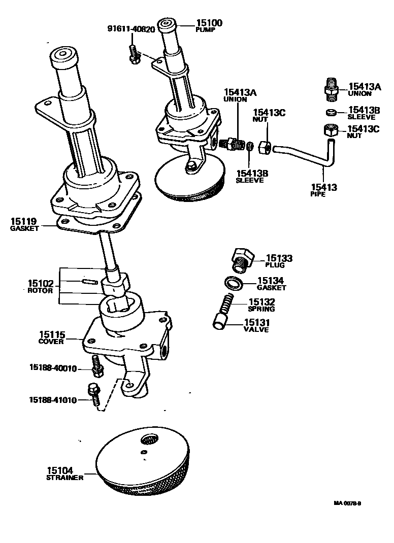 1501 — ENGINE OIL PUMP