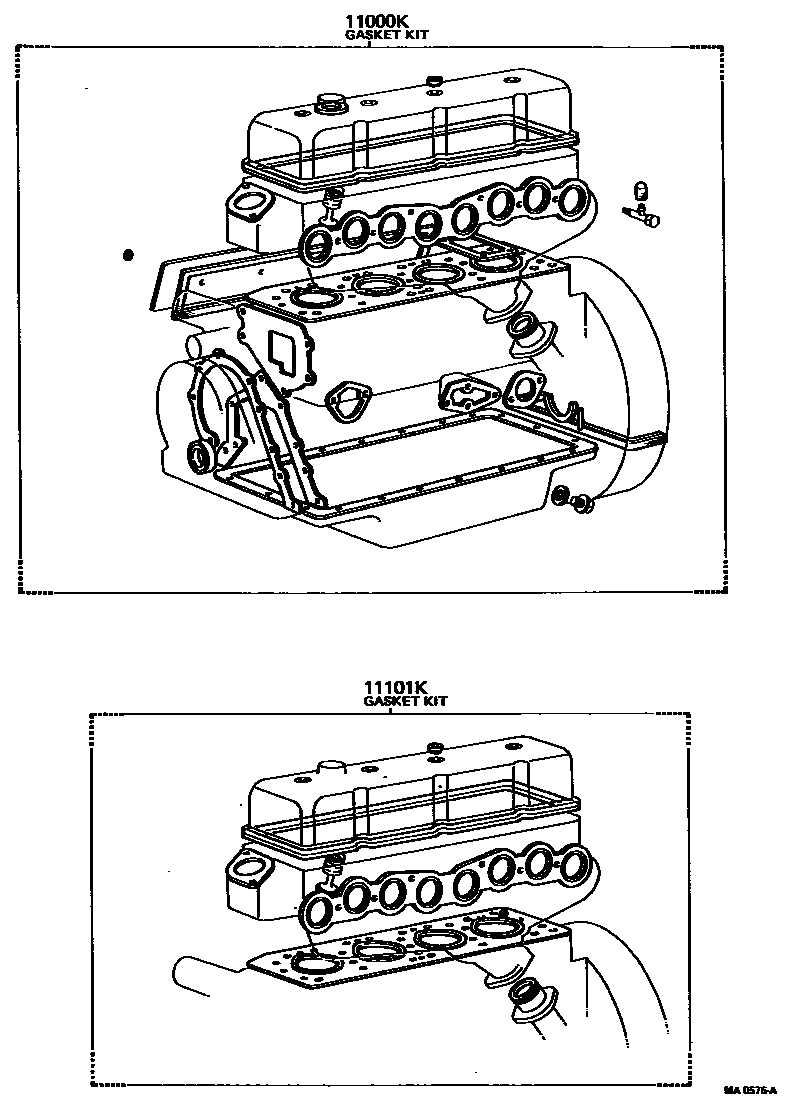 1103 — ENGINE OVERHAUL GASKET KIT