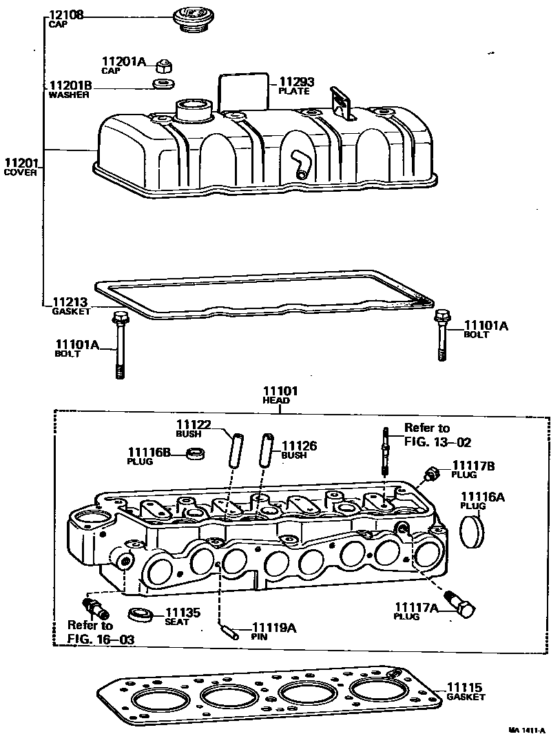 1104 — CYLINDER HEAD