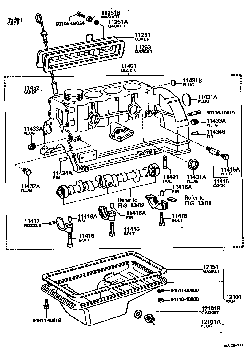 1105 — CYLINDER BLOCK