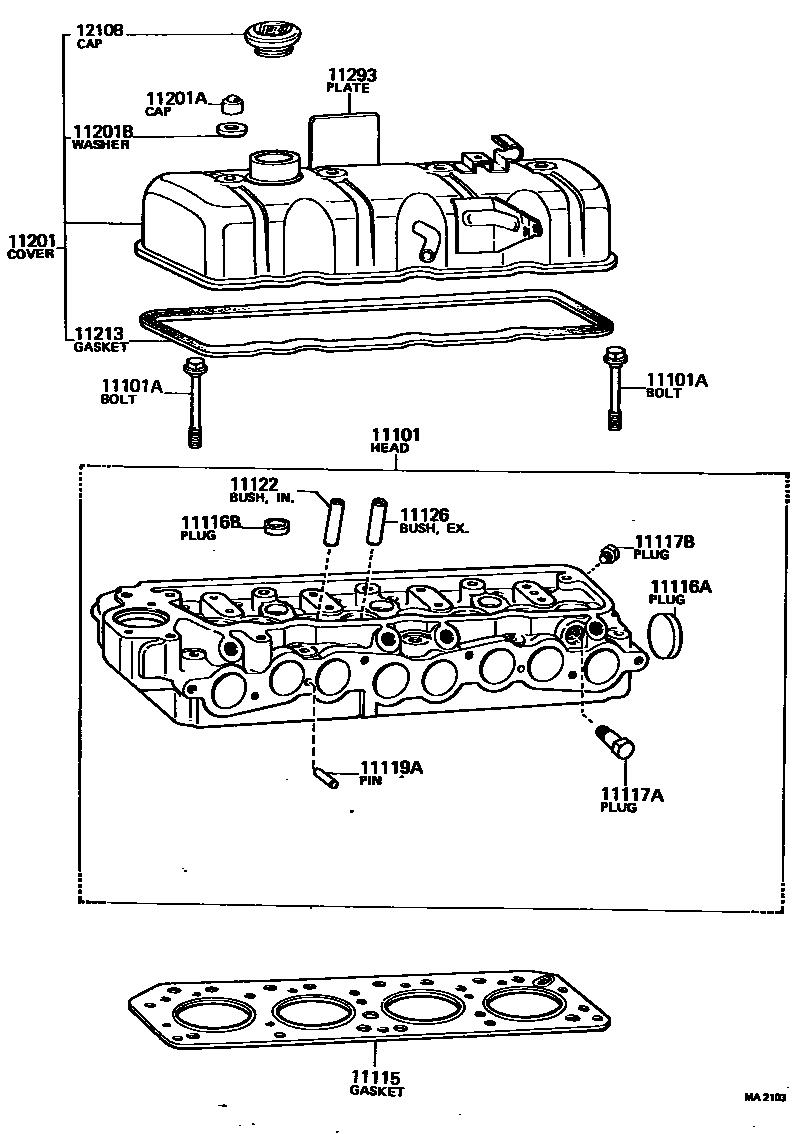 1104 — CYLINDER HEAD