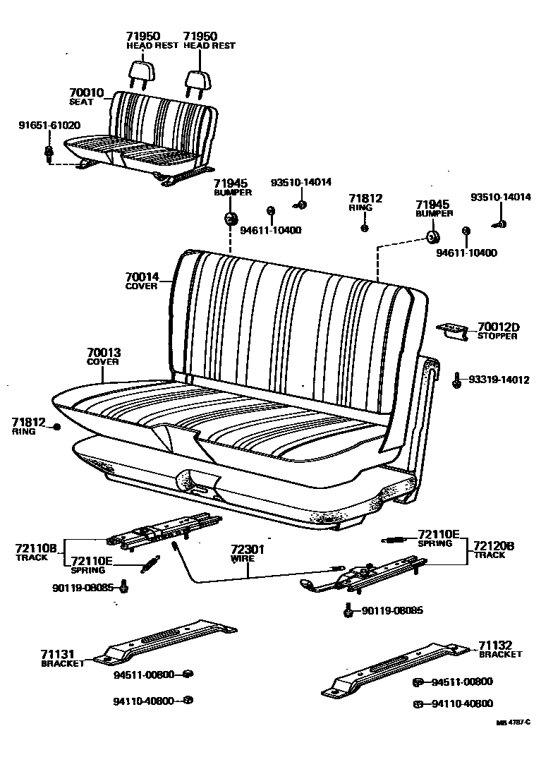 7151 — SEAT & SEAT TRACK