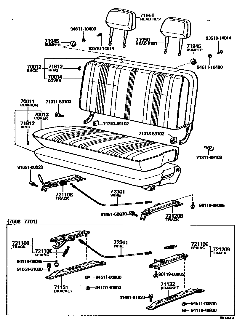 7151 — SEAT & SEAT TRACK