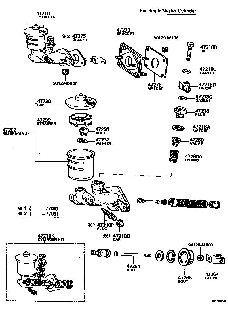 4702 — BRAKE MASTER CYLINDER