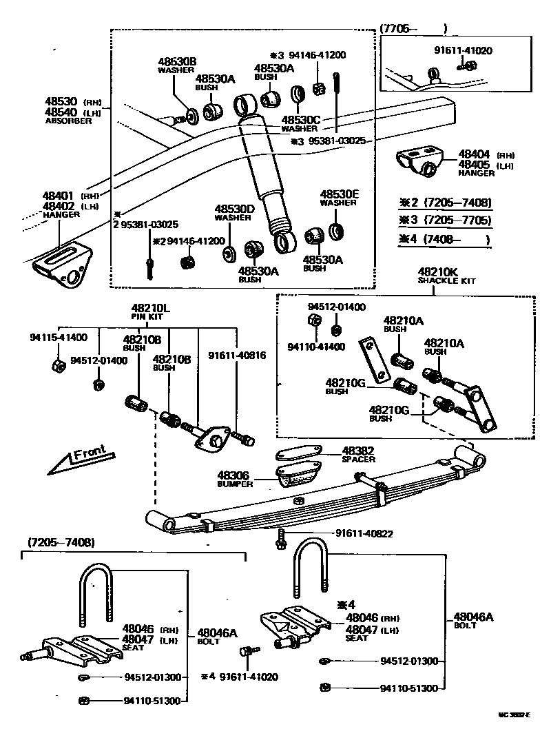 4804 — REAR SPRING & SHOCK ABSORBER