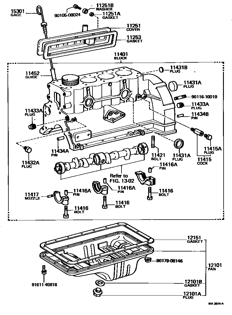 1105 — CYLINDER BLOCK