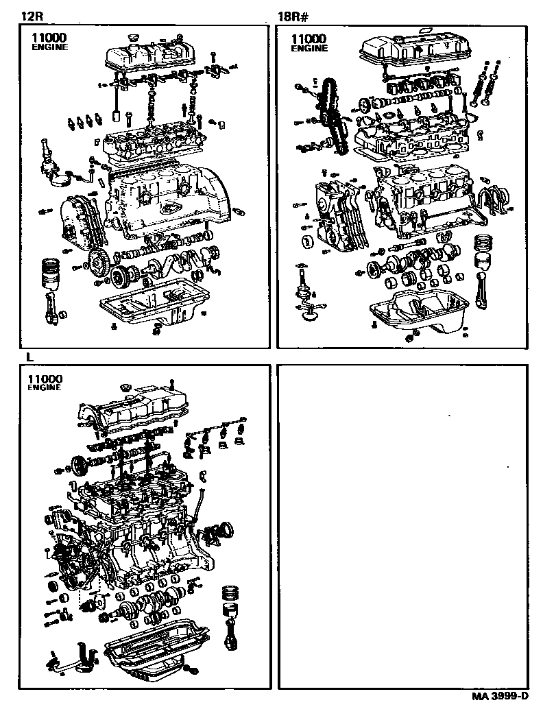 1101 — PARTIAL ENGINE ASSEMBLY