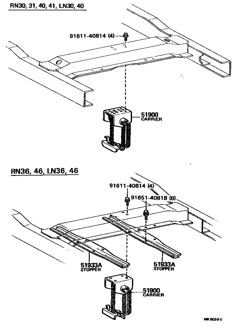 5153 — SPARE WHEEL CARRIER