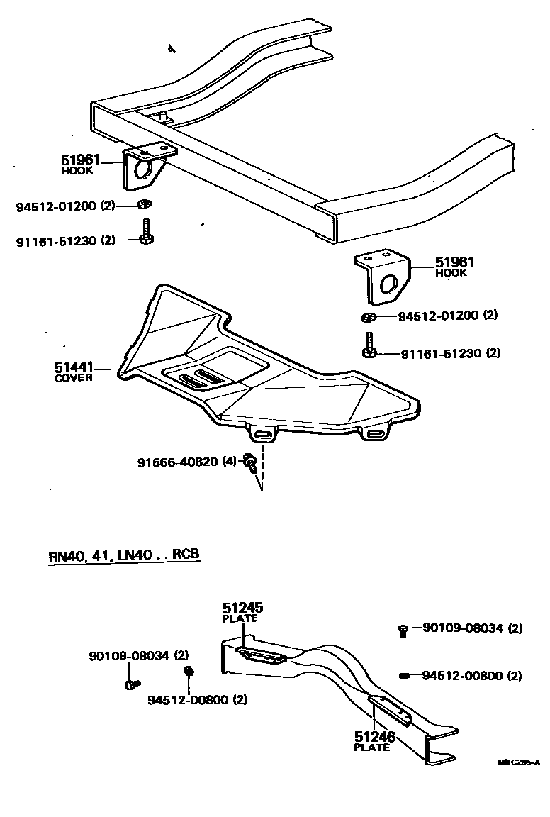 5152 — SUSPENSION CROSSMEMBER & UNDER COVER
