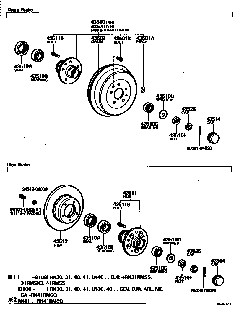 4303 — FRONT AXLE HUB