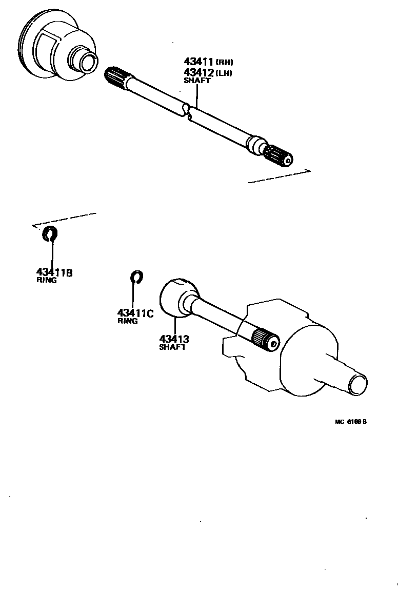 4302 — FRONT DRIVE SHAFT