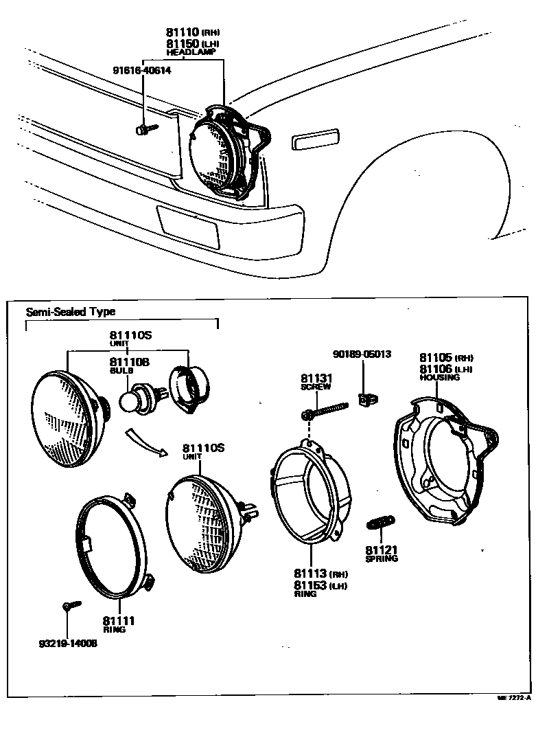 8101 — HEADLAMP