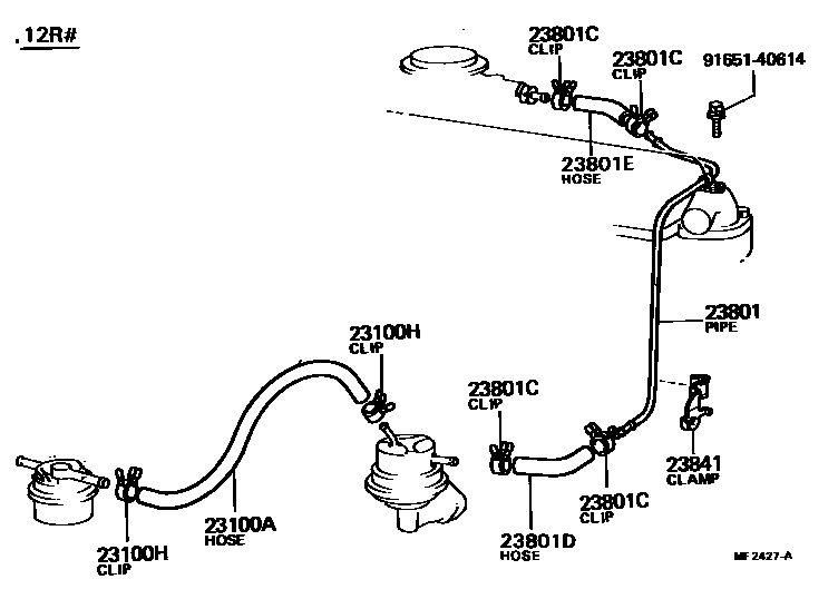 2101 — FUEL PIPE & CLAMP