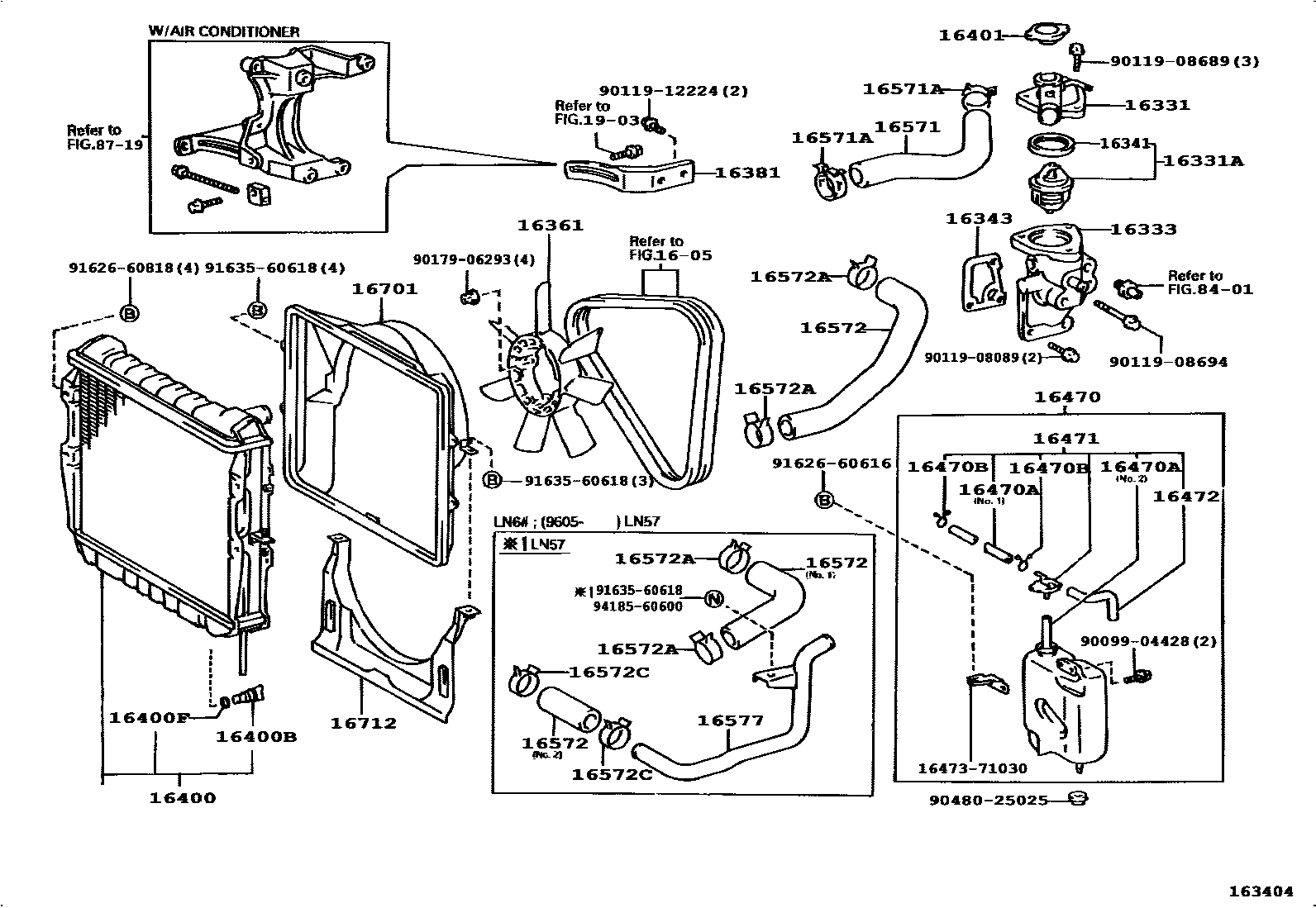 1603 — RADIATOR & WATER OUTLET