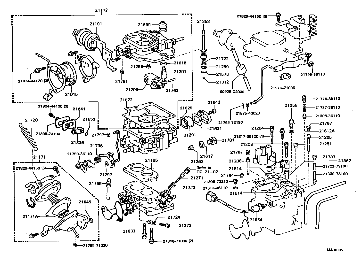 2103 — CARBURETOR