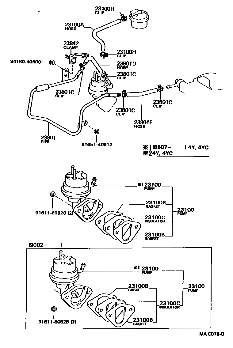 2301 — FUEL PUMP & PIPE