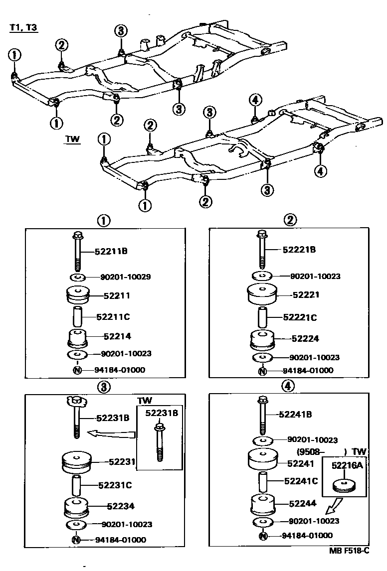 5251 — CAB MOUNTING & BODY MOUNTING