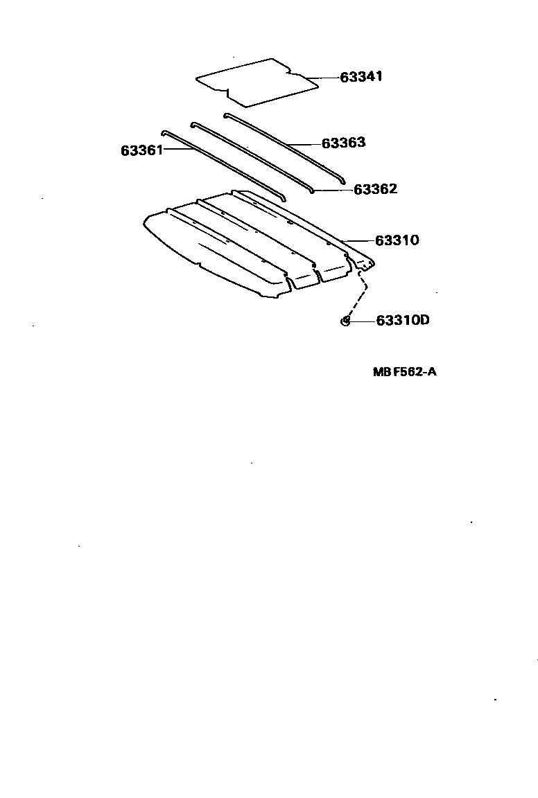 6452 — ROOF HEADLINING & SILENCER PAD