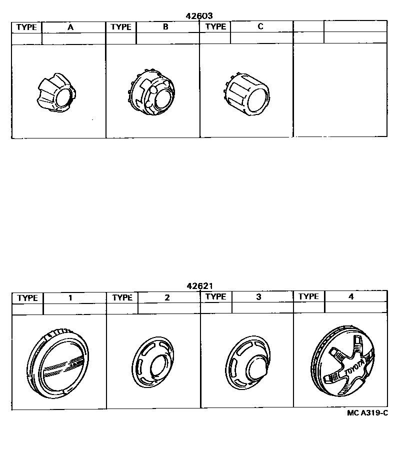 4103 — DISC WHEEL & WHEEL CAP