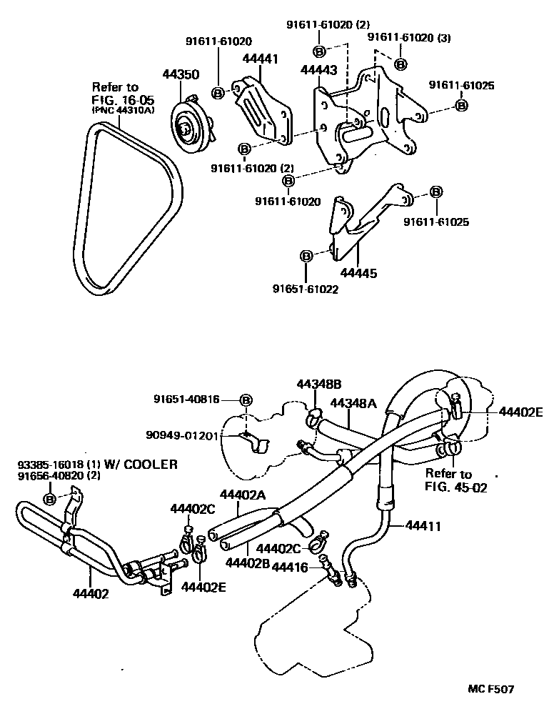 4503 — POWER STEERING TUBE