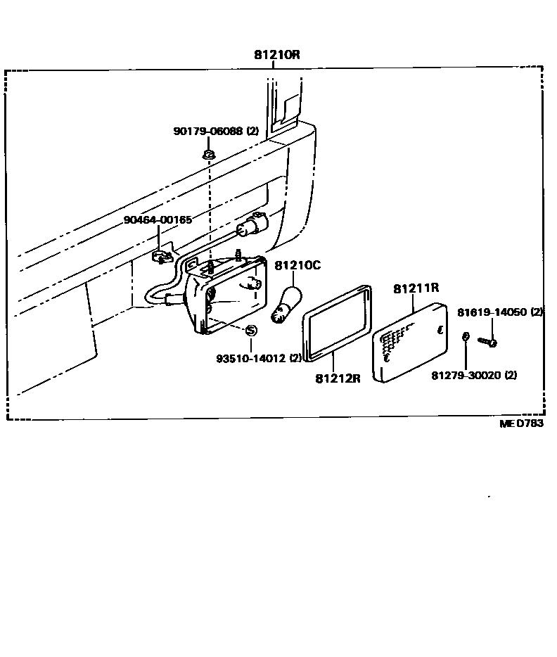 8116 — REAR FOG LAMP