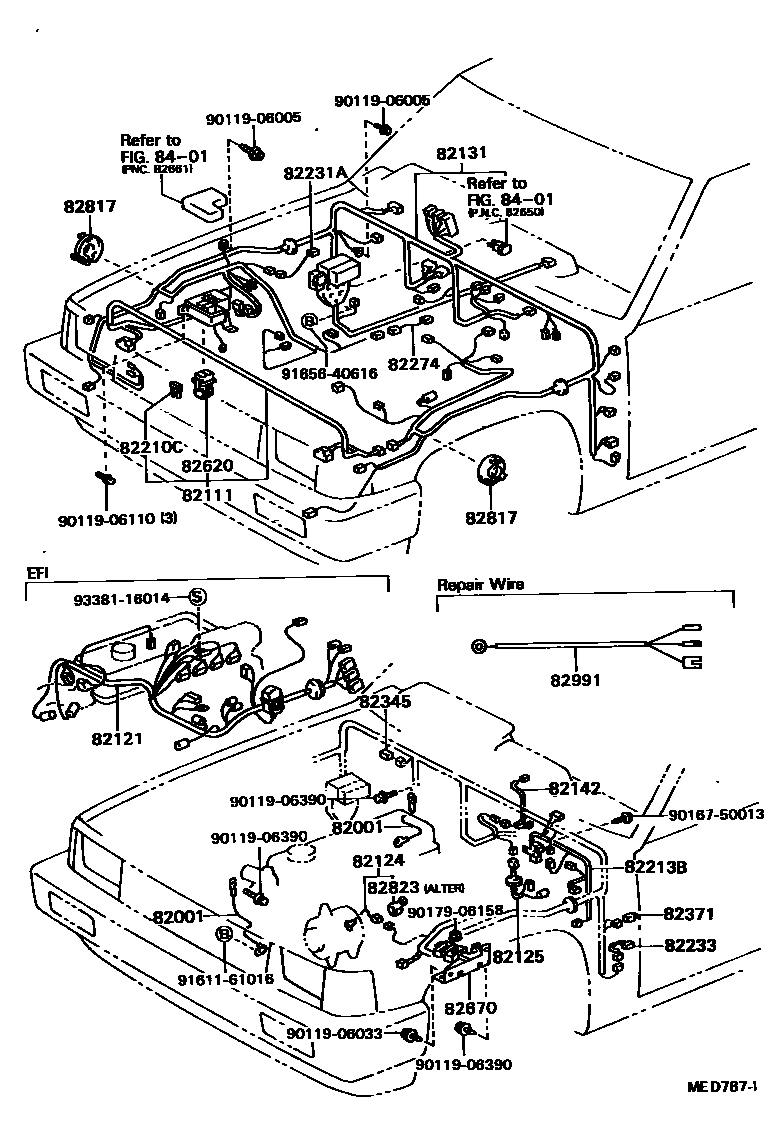 8202 — WIRING & CLAMP