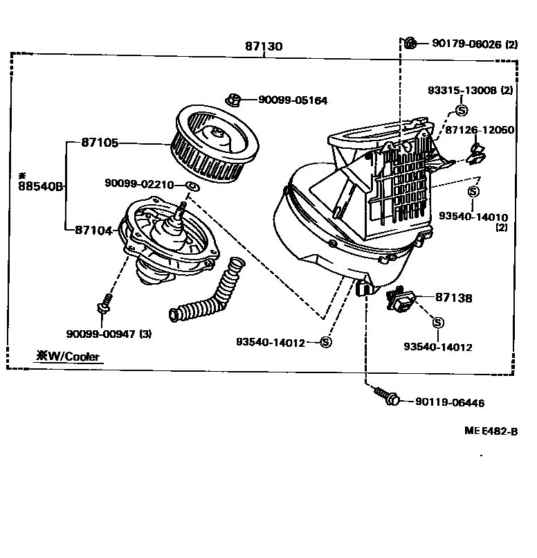 8712 — HEATING & AIR CONDITIONING - HEATER UNIT & BLOWER