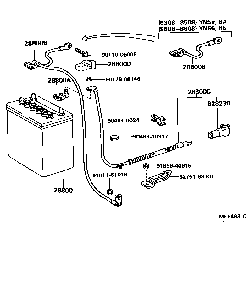 8201 — BATTERY & BATTERY CABLE