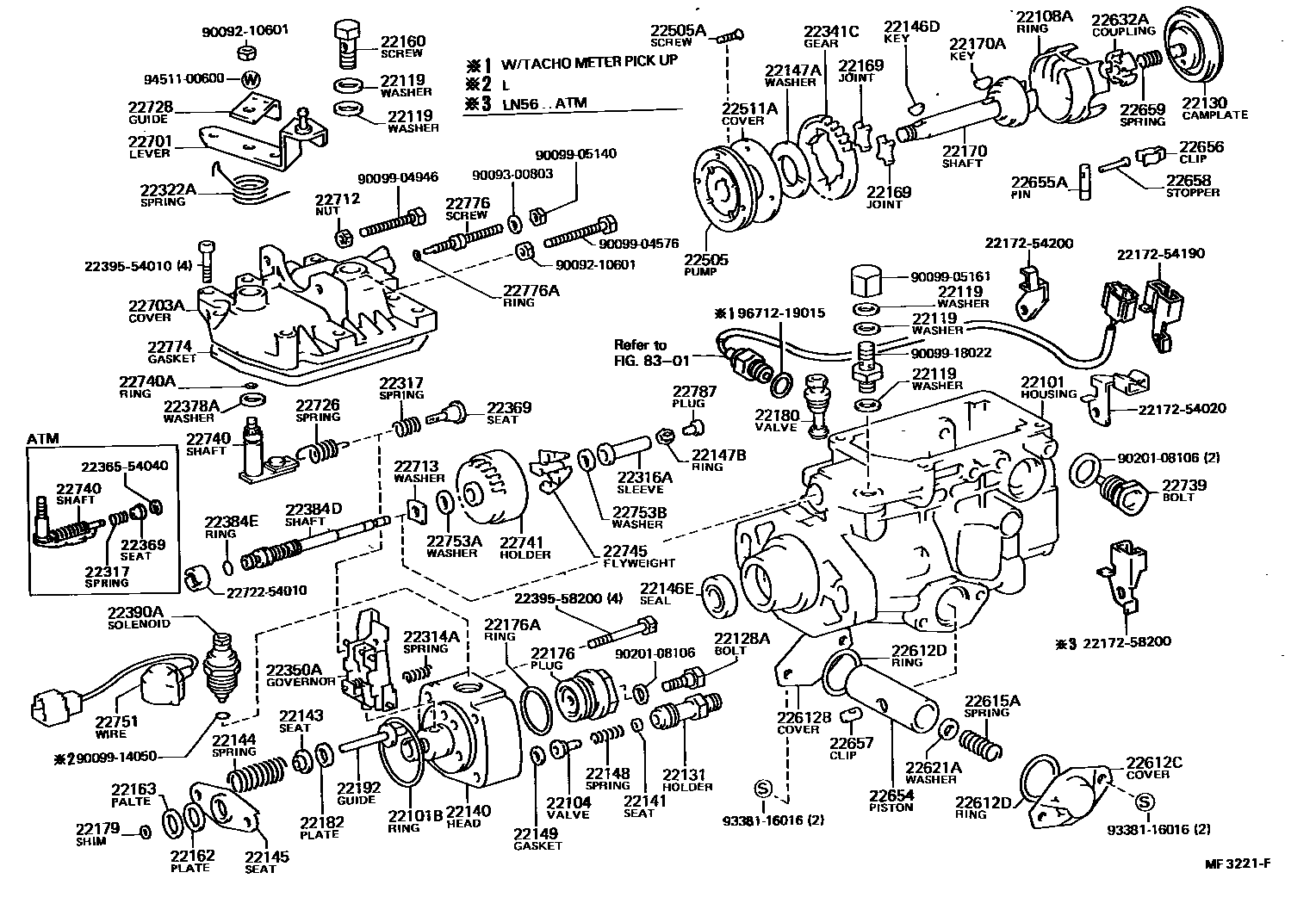 2203 — INJECTION PUMP BODY