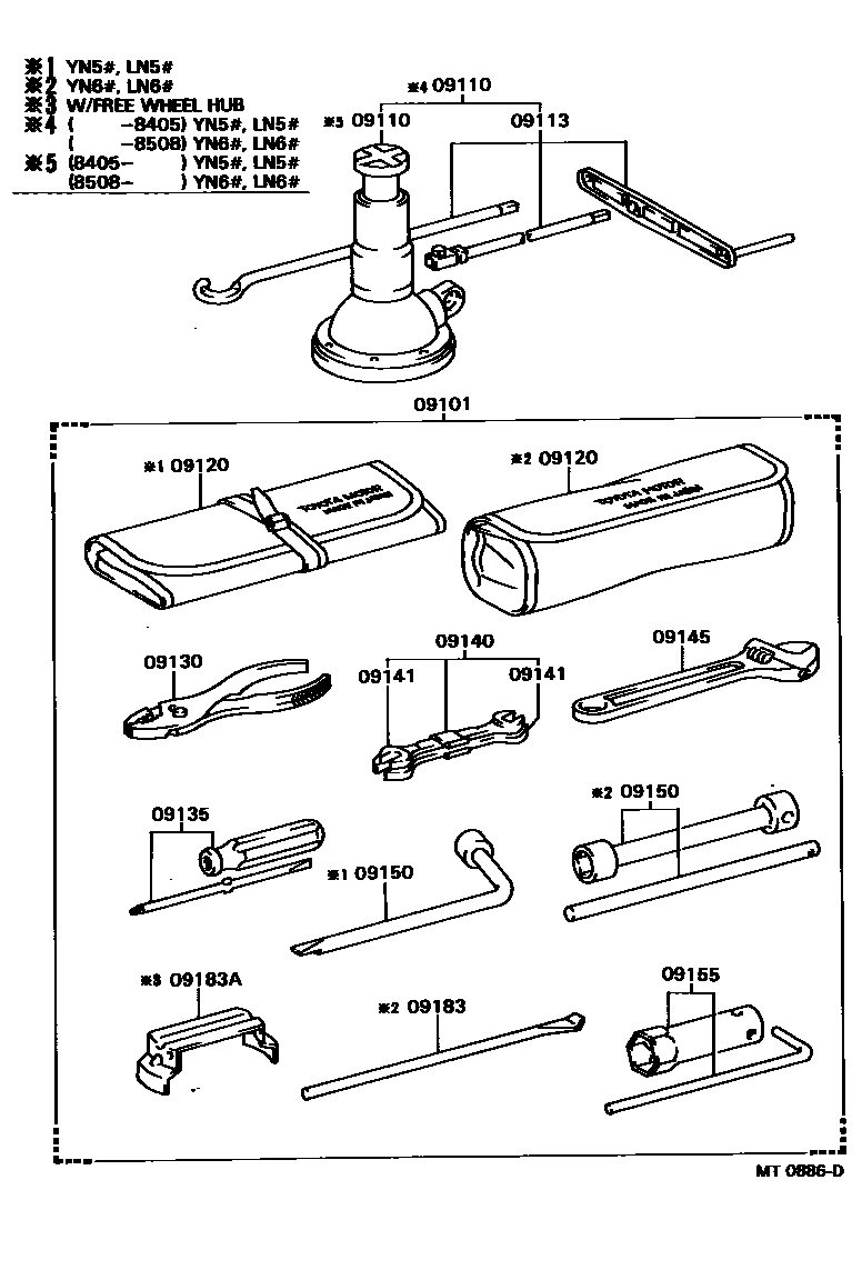 0901 — STANDARD TOOL