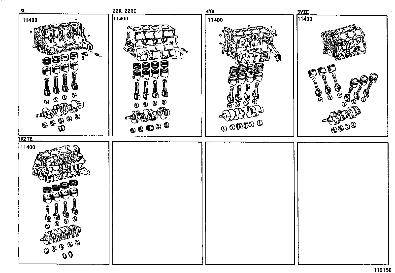 1102 — SHORT BLOCK ASSEMBLY