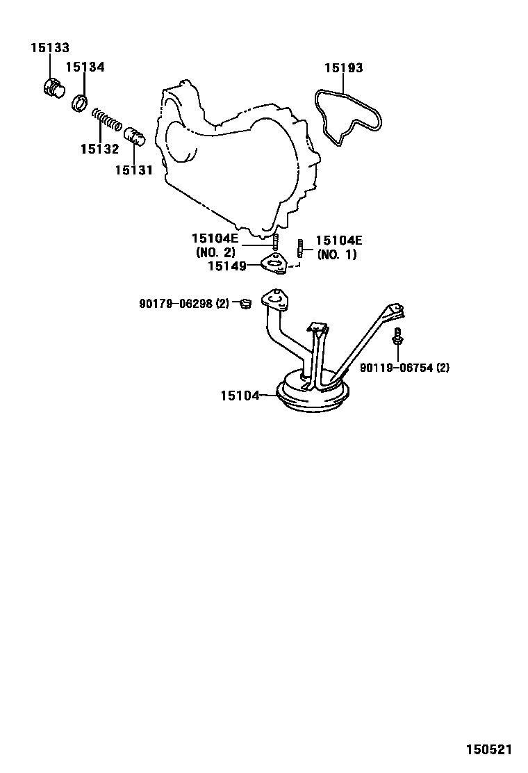 1501 — ENGINE OIL PUMP