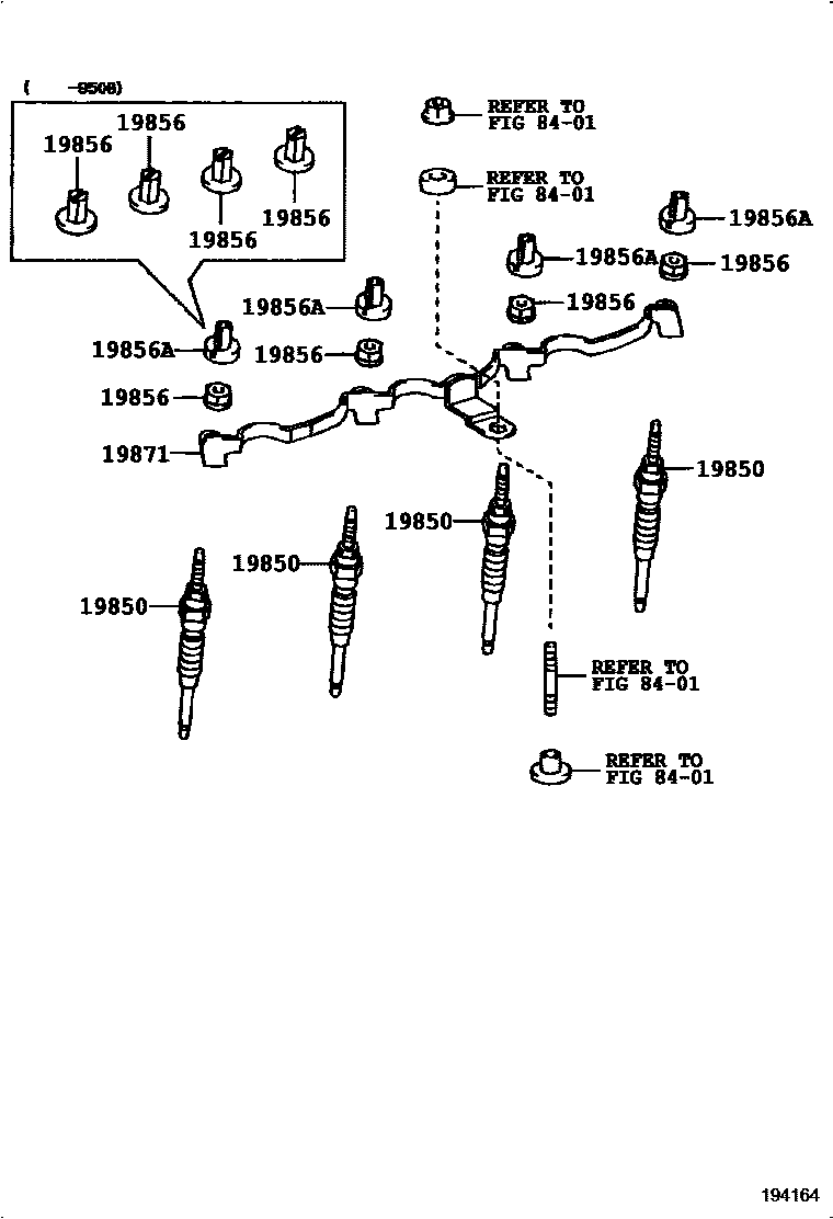 1901 — IGNITION COIL & SPARK PLUG / GLOW PLUG