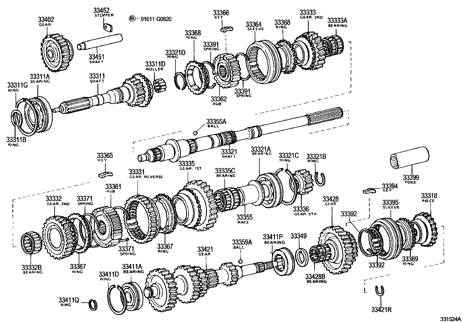 3305 — TRANSMISSION GEAR (MTM)