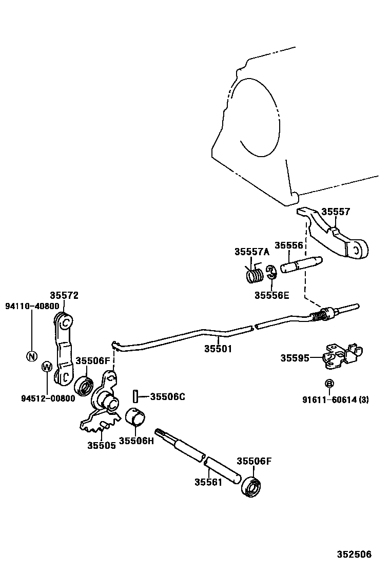 3513 — THROTTLE LINK & VALVE LEVER (ATM)