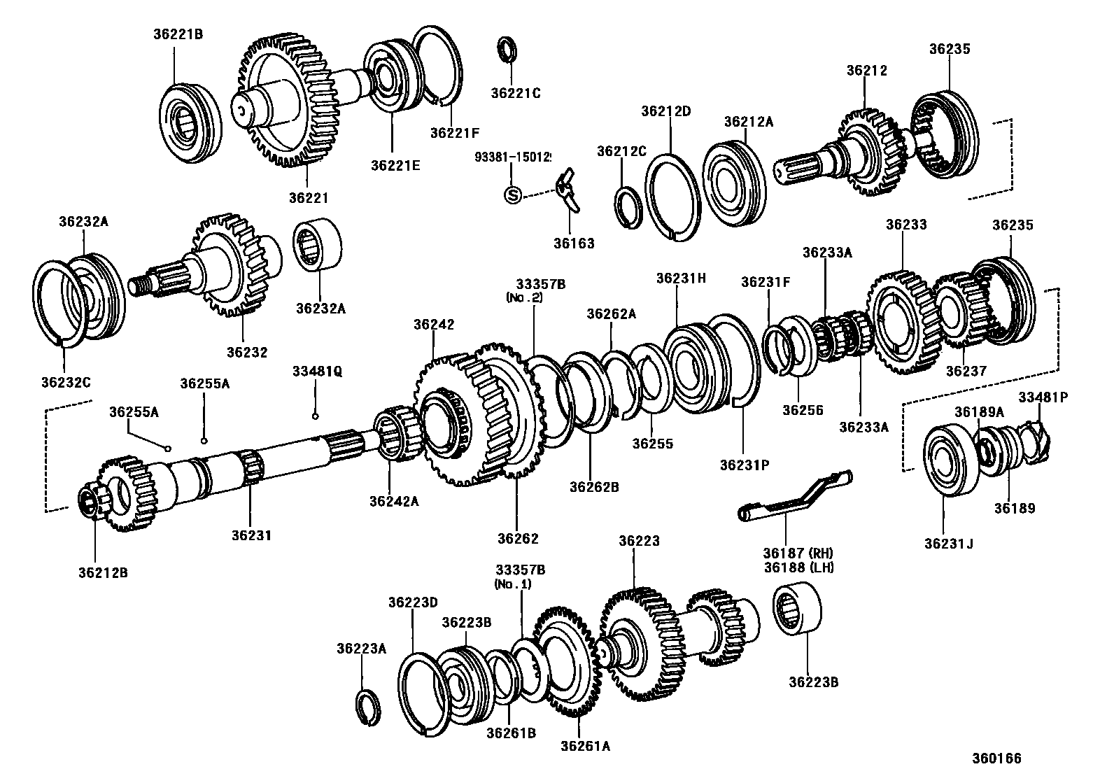 3610 — TRANSFER GEAR