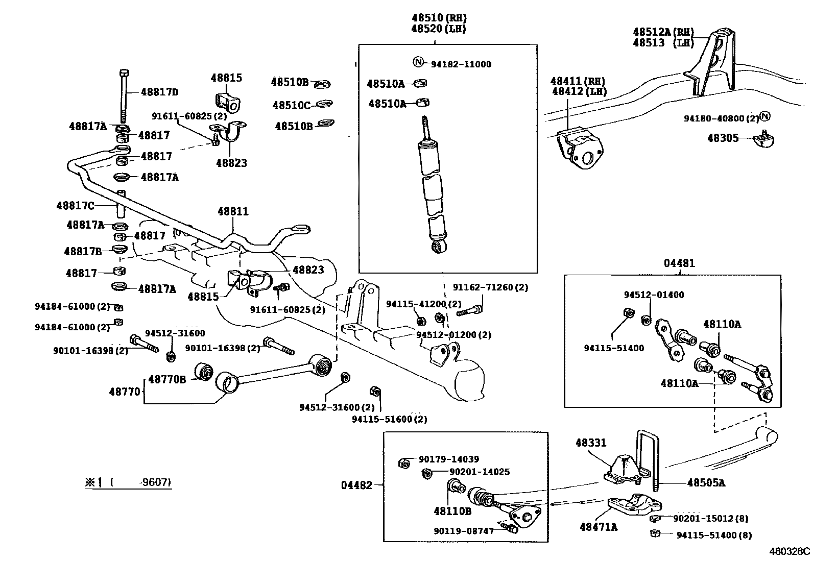 4803 — FRONT SPRING & SHOCK ABSORBER