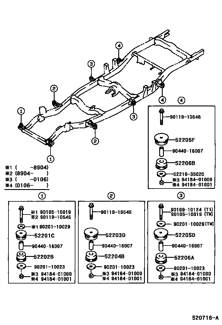 5251 — CAB MOUNTING & BODY MOUNTING