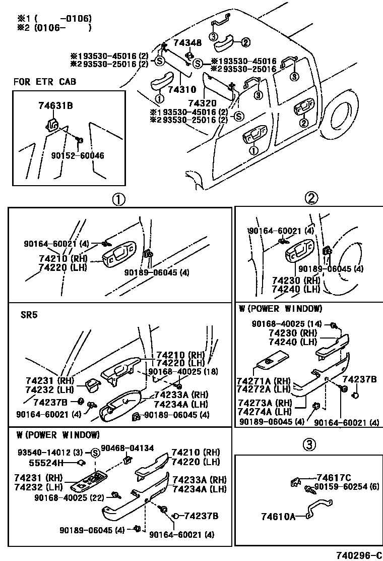 7451 — ARMREST & VISOR