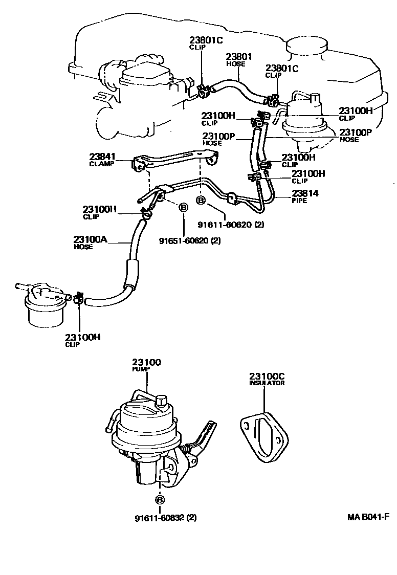 2301 — FUEL PUMP & PIPE